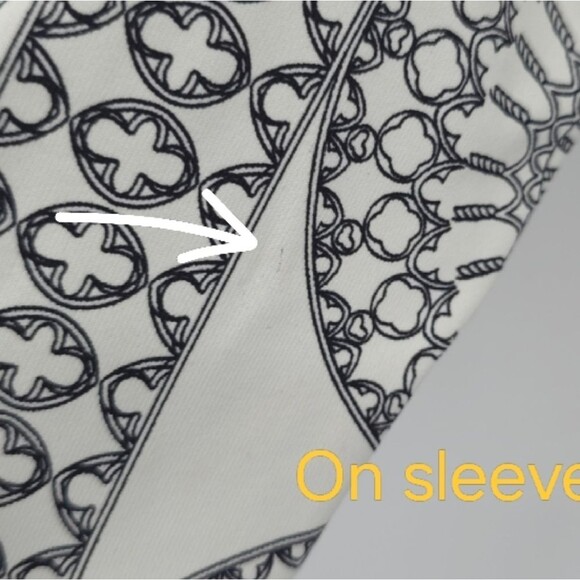 J. Mclaughlin Lila Wrap Dress Catalina Cloth Medallion Print Black White XS - Picture 16 of 16